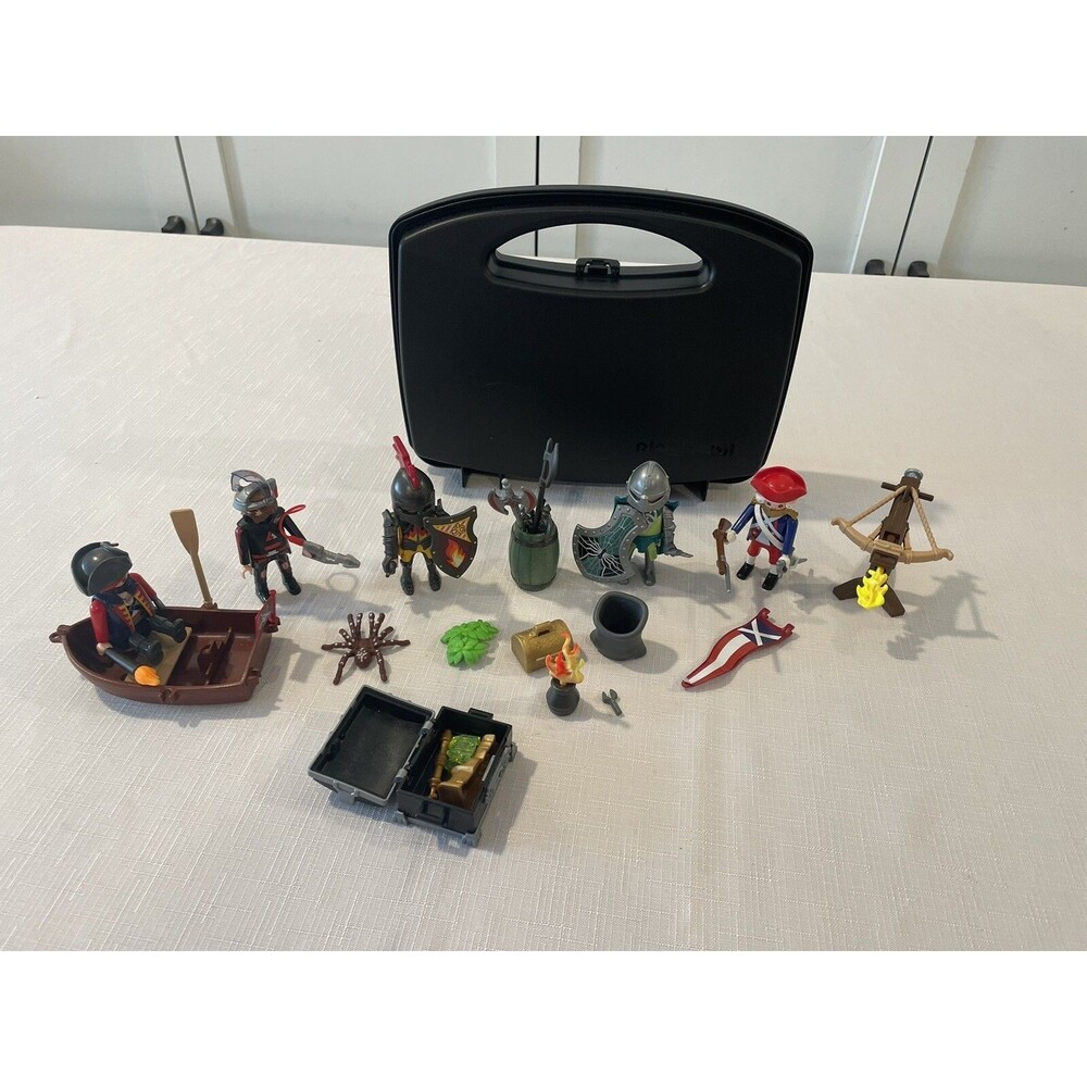 Playmobil Lot Knights Sailor Boat Treasure Miscellaneous Pieces